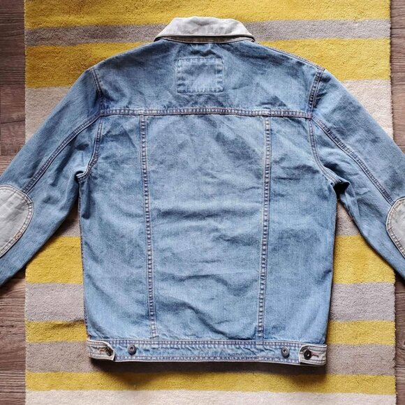 2x Forever 21 Denim Trucker Jackets - Sz L - Picture 5 of 9